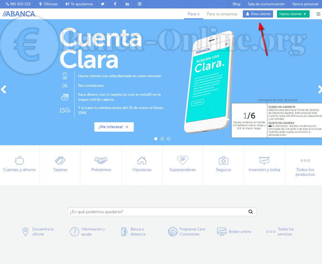 iniciar sesion abanca